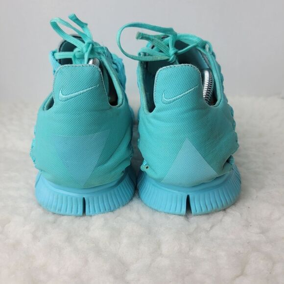 Nike Free Inneva Woven Tech SP Aqua/Kumquat Mens  Size 10.5 Sneaker 705797-448 - Picture 7 of 10